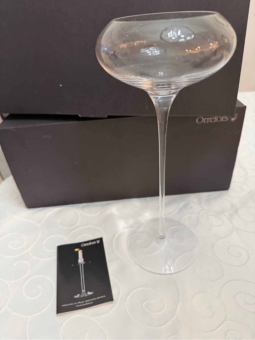 NWT Pair of Orrefors Votive Glasses